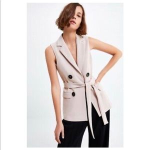 Zara Blazer Vest lt.pink